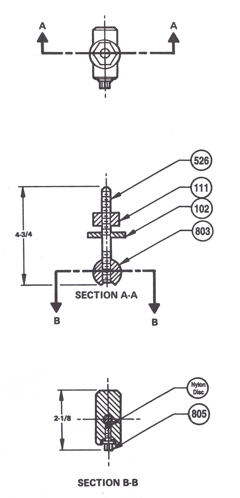 1/2" Wing Nut Hardware