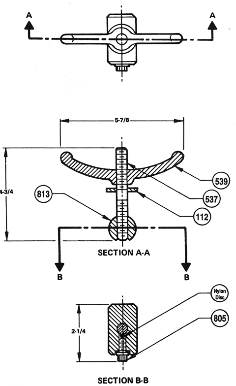 1/2" Wing Nut Hardware